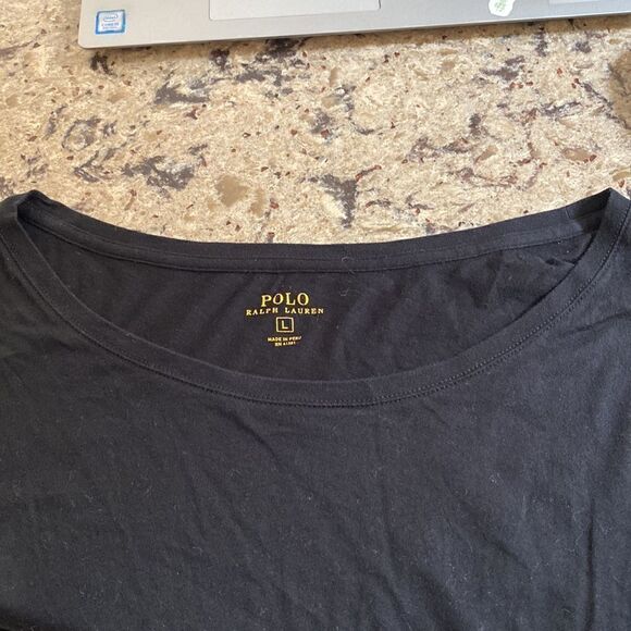 Polo Ralph Lauren Black Long Sleeve Tee - Picture 3 of 4